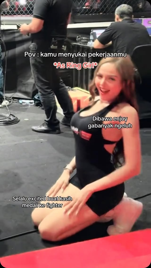 Lop u full dah pokoknya @oneprideimma ❤️‍🔥📈📈📈#ringgirl #mmafighter #onepride #onepridemma #tvone #sukunkingsizenew #pov by @vika_chu_official