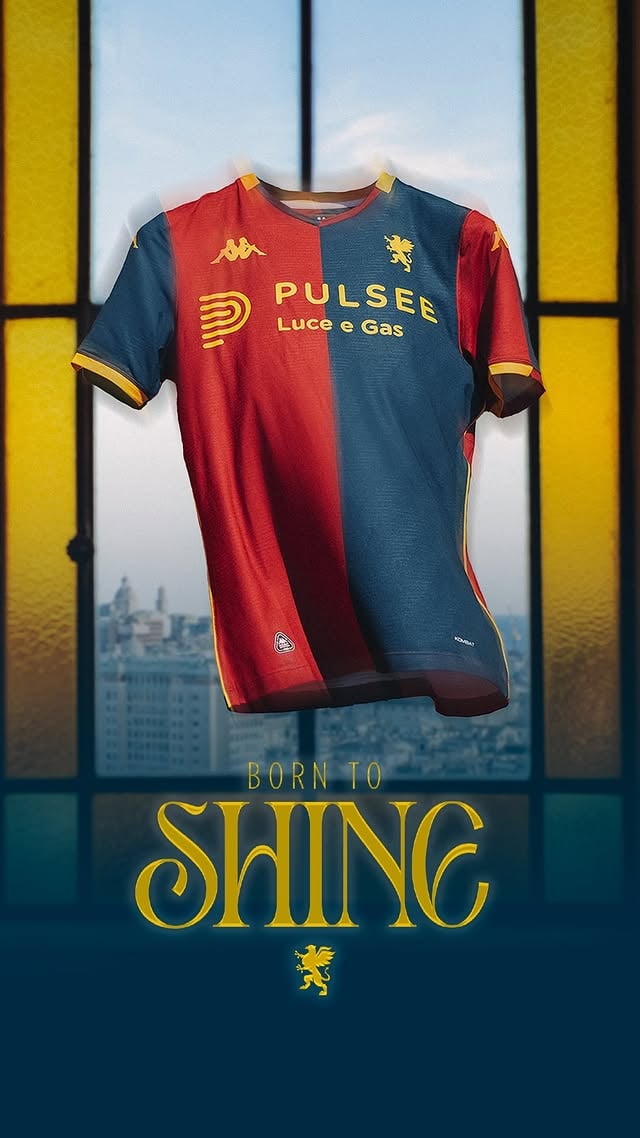 🎨🧐 Avete notato la scomposizione dello stemma sulla nostra nuova prima maglia? ⚡️ E avete notato che Pulsee Luce e Gas sarà per il 3° anno consecutivo al fianco del Grifone anche per la stagione 2025/2026? 🔋 #PulseeLuceeGas #PulseeEnergy #EnergiaGiusta #EvolviLaTuaEnergia by @genoacfc