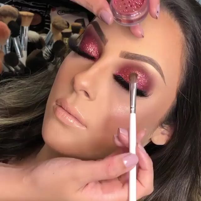 Stunning 💖💖💖 @linernbrows Cr @michellypalmamakeup by @linernbrows