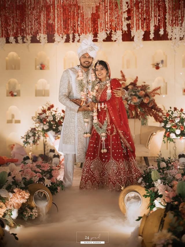 Finally Mr. & Mrs. Mishra 😍How has it already been one month? They say the first month of marriage is a whirlwind, and they were right! We’ve settled into our new normal, unpacked a few boxes, and shared so many laughs. I am so grateful to call you my mine🫶 The journey has been amazing so far, and I cannot wait to see what forever holds for us. Here’s to many, many more milestones! 🥂✨ Photography @24pixel_photography Decore by @sanskaarevents MUA @sibani_sibi Outfit by @muna_muna7999 Last but not the least thank you to both our families, our dear and nears & our well wishes without u all this could never been real 🤗😘 #onemonthmarried💍❤️ #love #couple #instagram by @official_sumanpattnaik