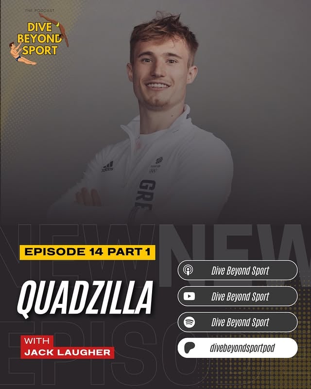 🎙️ DIVE Beyond Sport Episode 14 – Part 1 is out now!Olympic gold medalist and Team GB diver Jack Laugher joins DIVE for an open, reflective, and deeply human conversation about pressure, identity, and what success really means beyond medals.In this episode, Jack shares his journey from junior prodigy to four-time Olympian, opening up about the defining setback of London 2012, the mental reset that led to Olympic gold in Rio, and the unseen psychological battles that come with long-term elite performance.A powerful conversation about resilience, external noise, evolving identity, and learning how to compete — and live — in the present moment.📍 Available on Apple Podcasts, Spotify, YouTube & more🎧 Follow us on Patreon for bonus content, extended conversations, and exclusive clips#divebeyondsport #sportspodcast #podcast #athletelife #podcastclips by @jacklaugher