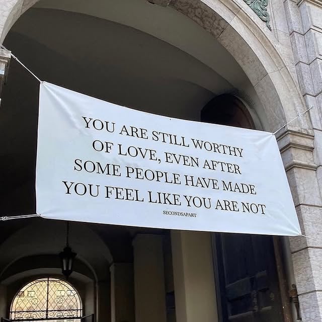 You’re worthy of love not because of what you do, who you are or what you have. You’re worthy of love because you are YOU. Your EXISTENCE itself already means YOU’RE WORTHY. Don’t forget your worth, AFFIRM AND CLAIM IT! ❤️ by @linernbrows