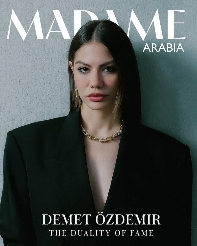 Introducing our February/ April Issue cover star @demetozdemir . In a region where audiences recognize truth instantly, Turkish mega star Demet Özdemir earned her place not through image, but through unforgettable characters that refuse to be forgotten. In her first Middle East cover and exclusive interview with MADAME Arabia, she speaks candidly about the special bond she shares with her audience in the Middle East, the emotional responsibility of her work, her transformative role in“My Name Is Farah” and her personal definition of real success.Tap the link in the bio to read more.Publisher: @asmaalfahimEditor in Chief: @cynthiakattarCreative Direction and Production: @beyabouharbPhotographer: @merzincanStylist: @slimi7Set Designer: @yehiabedierMakeup Artist: @kiwarkisHair Stylist: @Ivan_kuzCelebrity & PR Consultant: @giselebaykal Jewelry: @tiffanyandcoCoat: @balenciaga#MADAMEArabia #DemetOzdemir