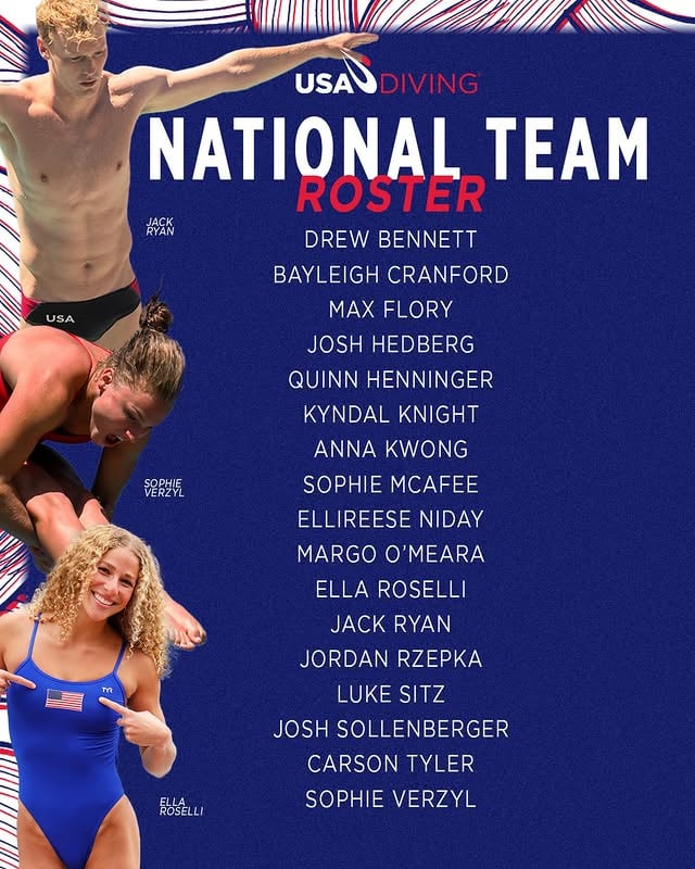 A brand new squad has entered the chat 🇺🇸Congratulations to our National Team! Visit usadiving.org to learn more about the new team. by @usa_diving