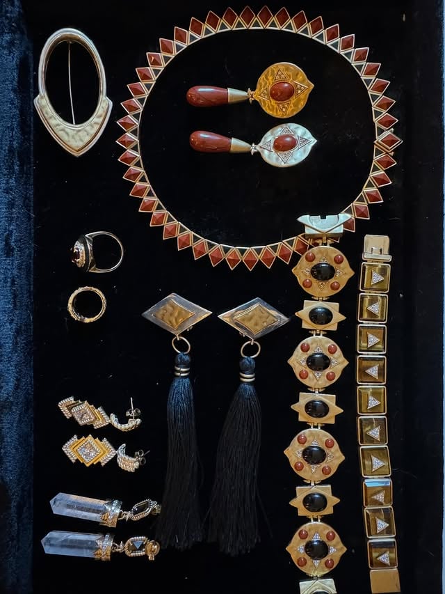 Jewels in the suitcase. On the road to Palm Beach for our House of Harlow trunk show at Marissa Collections. 💎🌴 by @nicolerichie