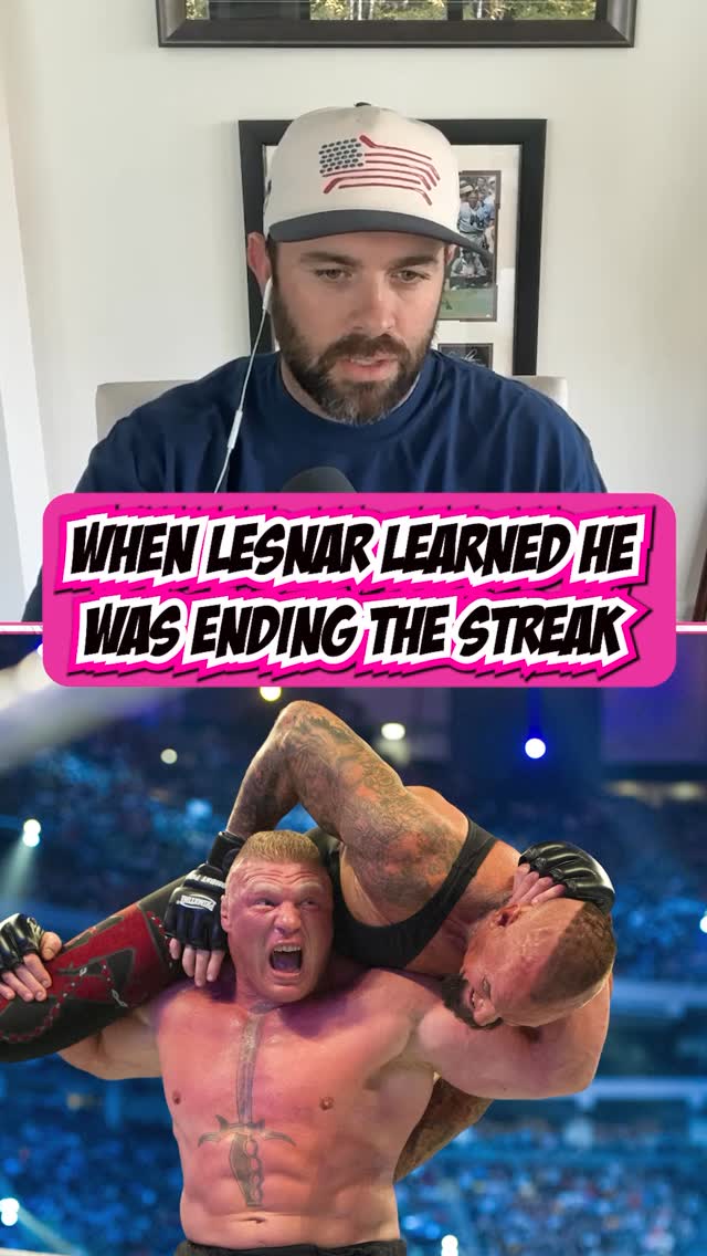 Brock Lesnar explains what it was like ending the Undertaker’s undefeated streak at Wrestle Mania. by @brock._.lesnar