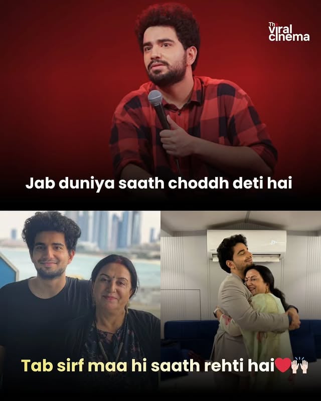 Samay Raina recently shared a heartfelt video titled “Still Alive”, where he opened up about one of the toughest phases of his life. Known for his humor and wit, this time he showed a vulnerable side that deeply connected with his audience.In the video, Samay spoke about his recent controversy and the emotional toll it took on him. Through it all, he shared how his mother stood by him like a pillar of strength, supporting him when things felt overwhelming. His words reflected gratitude, pain, and the importance of having someone who stays during your lowest moments. 🤍The video struck a chord with fans, who praised his honesty and resilience, making it more than just a post — it became a reminder that even behind laughter, there are real struggles. 💫Hashtags:#SamayRaina #StillAlive #Emotional #RealTalk #MentalHealth StayStrong TrendingNow TheViralCinema 💔✨ by @theviralcinema