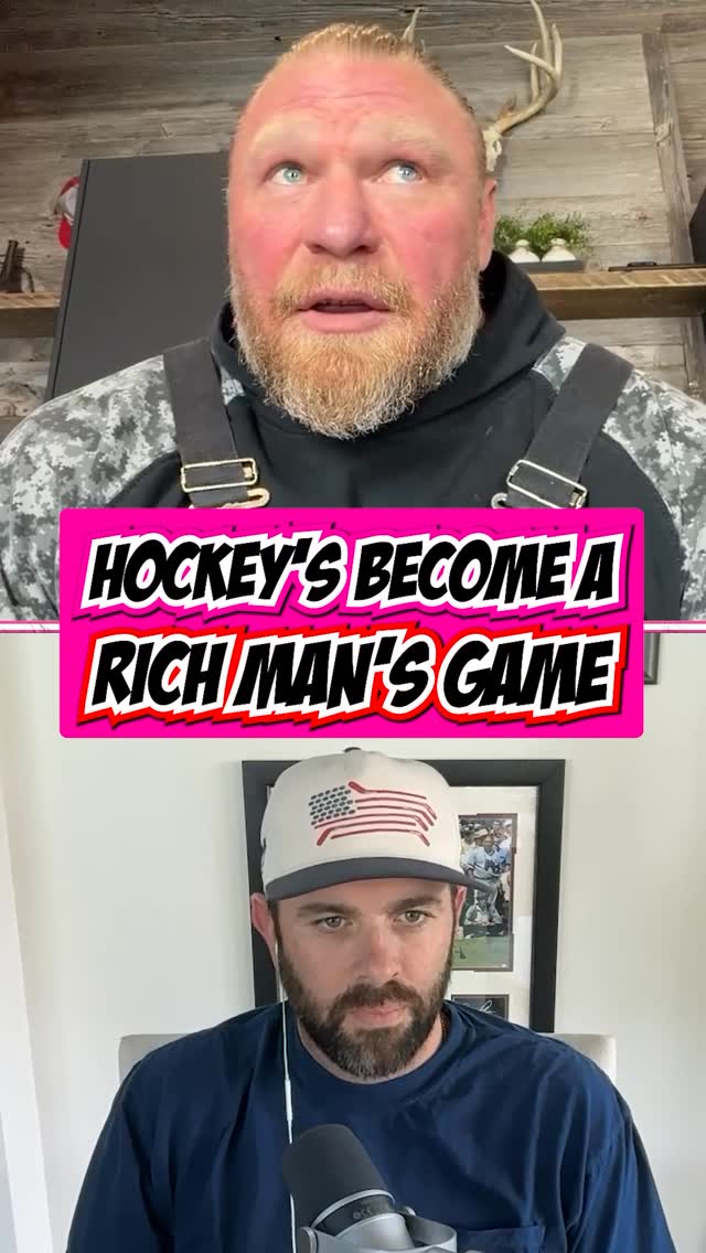 Hockey’s become so much a rich man’s game that who knows how many natural talented kids get left behind because they can’t afford to play. by @brock._.lesnar