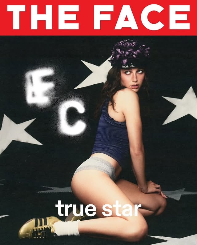 never practice always perform ⭐️@emmachamberlain New Cover for @thefacemagazine out now ! I🫶🏽🫵🏽FACE Photography @lilmami_laniStyling @americakorbanWords: @markfisherquotes ♾️ @interwoven_studios by @lilmami_lani