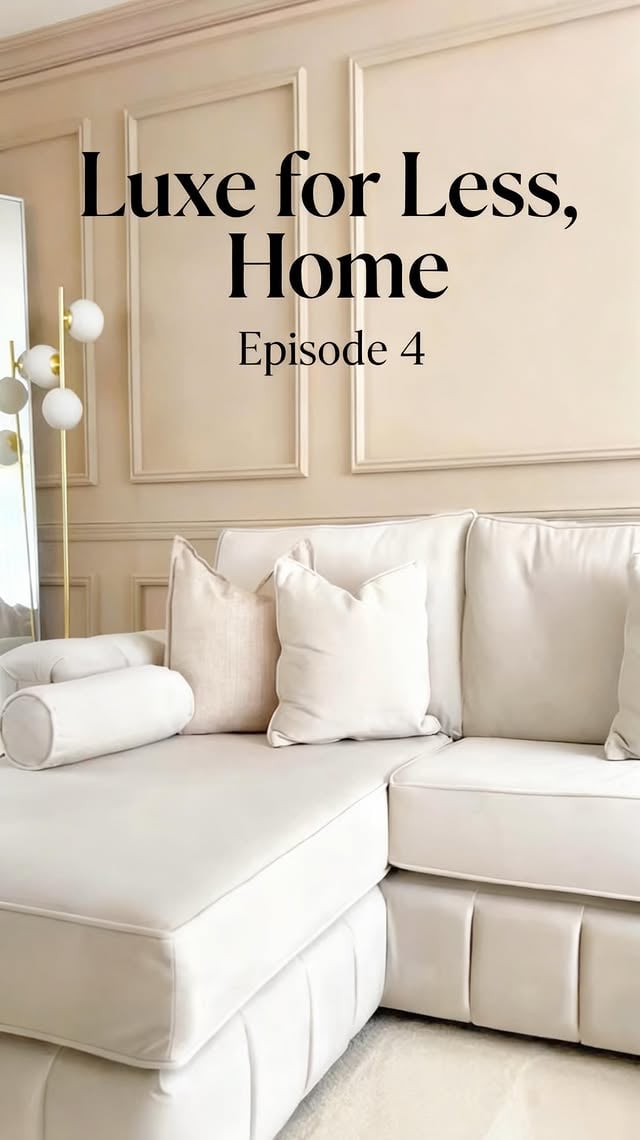 Welcome to EPISODE 4 of my renovation series“LUXE FOR LESS, HOME”Premium interior finds at affordable prices!After searching high and low for the perfect sofa, I finally found THE one from @aemfurniturestoreuk 🤍 This “Sims” U-shape sofa from AEM Furniture completely won me over — not just for its beautiful and elegant design, but for the Fastttt delivery! (no more waiting months 🙌🏽).The quality honestly exceeded all my expectations, and the comfort is on another level!What I love most is that each piece is custom made… meaning you can choose practically ANY colour, fabric, and size to suit your style and space perfectly.For the level of craftsmanship, the pricing is super reasonable — and they offer SO much more than just sofas too. (Check out their website for full furniture range) The whole experience was seamless!Great communication, quick delivery, and assembled in under 30 minutes. 👏🏽🤩Thank you AEM for such a smooth and enjoyable experience.I couldn’t be happier with the main centrepiece of my living space.Stay tuned to see how I style the rest of the room… ✨••••••••🔍 Interiors, luxe interiors, home decor, renovation, style by @saffi_karina