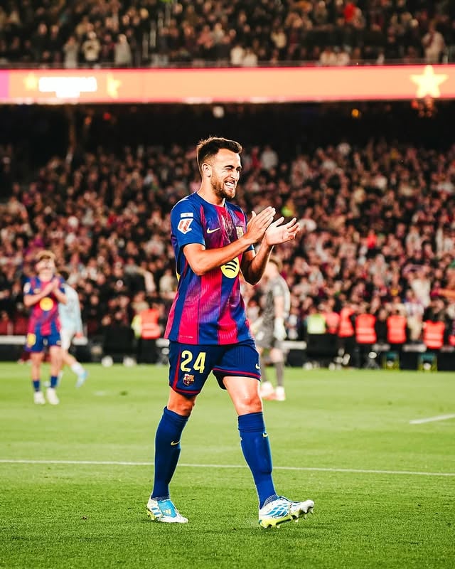 Partit complicat i amb entrebancs que hem sabut treure per sumar tres punts molt importants per aquesta Lliga! #ForçaBarça 💙❤️ by @ericgm3