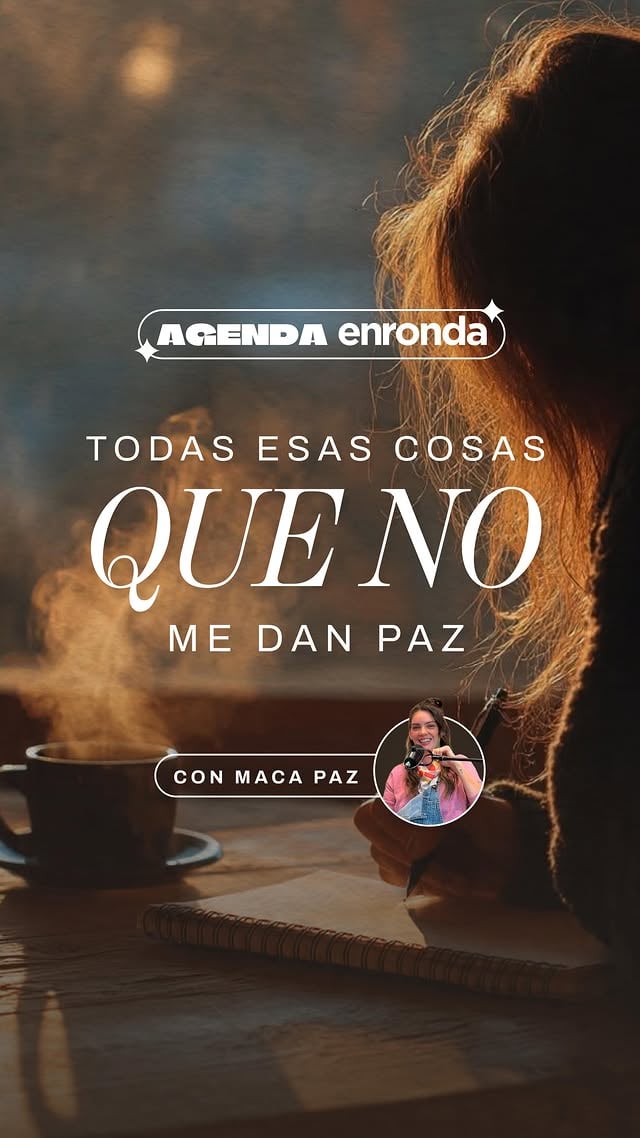 El 30 de abril tenemos cita con Maca Paz 💛Hay pensamientos que dan vueltas y no paran. Cosas que no salieron como esperabas.Culpa que aparece, incluso cuando estás haciendo lo mejor que podés.Una exigencia interna que nunca alcanza. Y en el medio de todo eso, la vida sigue.El 30/4 a las 11 AM nos encontramos para ponerle palabras a todo eso y experimentar una forma más amable de relacionarte con lo que te pasa.Menos exigencia, menos ruido mental… y más paz con quien sos. ✨Sin fórmulas mágicas. Sin recetas vacías.Con honestidad, herramientas realesy la certeza de que no sos la única que se siente así .Un espacio para mujeres que están cansadas de no estar en paz con su propia vida.Te sumas? Escribinos y te enviamos toda la información para inscribirte 💫 by @macapazok