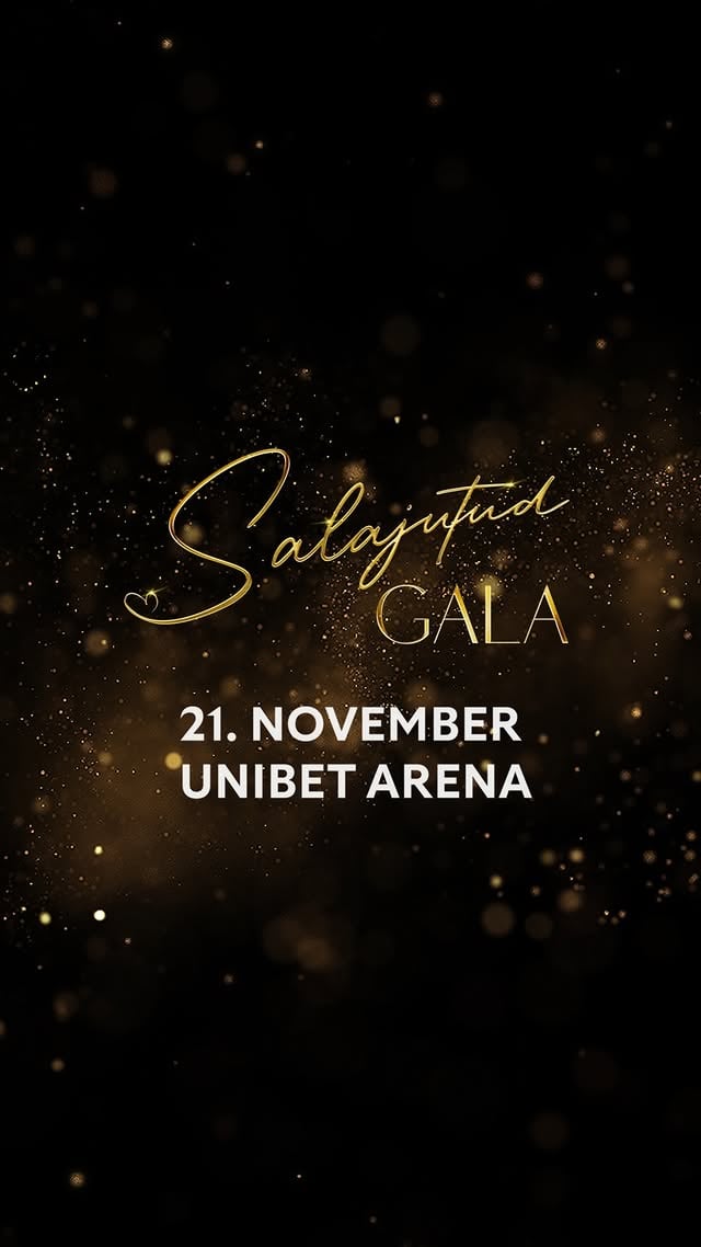 ✨SALAJUTUD GALA - UNIBET ARENAL✨Iga kord kui sa arvad, et sa juba tead, mida Salajuttude show endast kujutab, siis teeme meie väikse vingerpussi ja keerame volüümi juurde. Salajuttude vestlusõhtu muutub 21. novembril hoopis Salajuttude galaks! 🤩See tähendab rohkem salajutte, rohkem meelelahutust, rohkem esinejaid ja rohkem glamuuri!Sul on võimalus valida pilet tribüünile või teha õhtu veelgi glamuursemaks ja tulla VIP lauda (kuni 10 inimest), mis sisaldab 2 pudelit mulli, snäkivaagnat ja üllatust Mallu ja Kristina poolt. 🥂Kohtume 21. novembril Unibet Arenal! 🎫 Piletid on nüüd müügil Piletitaskus - link bios.Ära maga maha! by @mallukaz