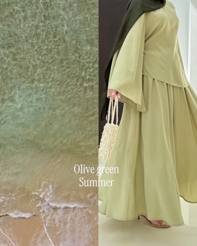 Günün yenileri ipek gibi duruşa sahip takım favorilerimizden ✨www.modaaksa.com da 🌿 by @modaaksaa