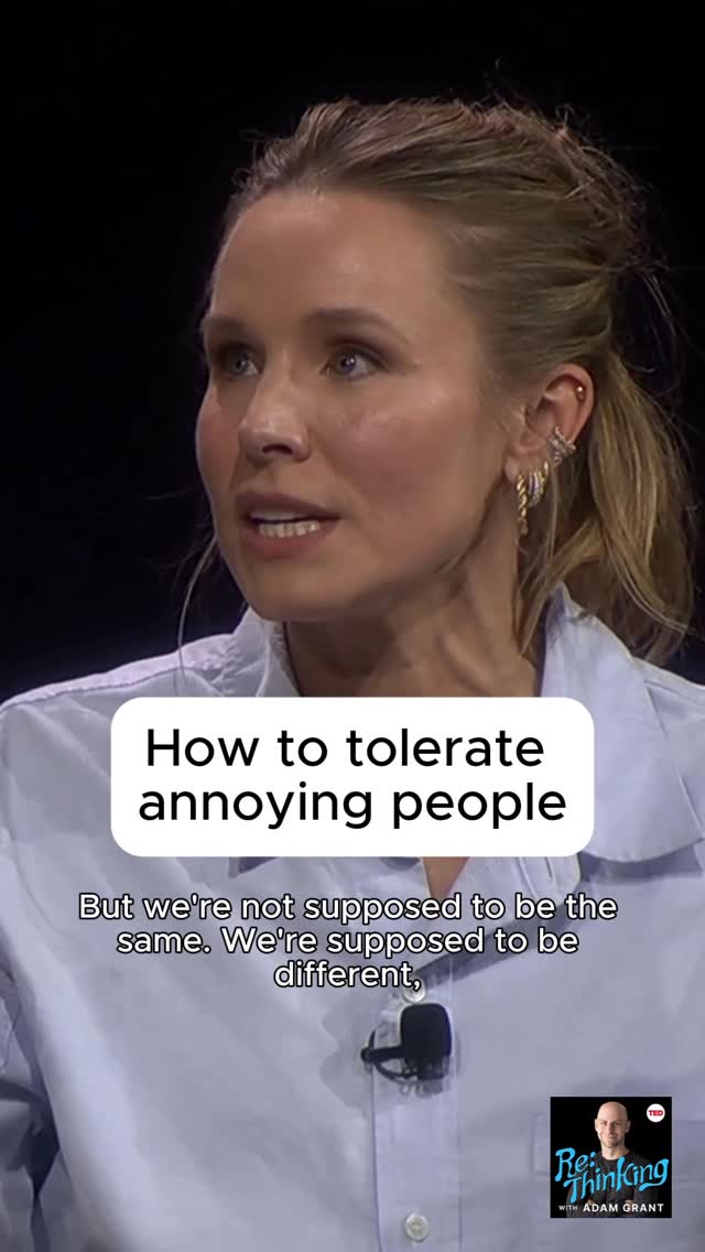 @kristenanniebell dropping wisdom on how a life without irritation is a life without connection. For our full conversation, Re:Thinking podcast link in bio by @kristenanniebell
