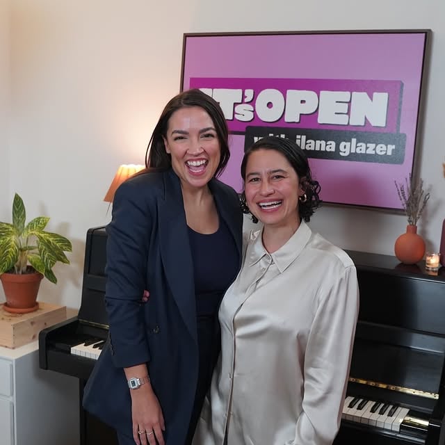 Today’s podcast episode featured my dream-come-true guest… the one and only Congresswoman @aoc !!!! ❤️💙 She’s thee voice representing Gen Z & Millennials in politics. She is a national force & a global figure. She is a brawler for working people in the United States, advocating clearly and consistently against a rigged system and for our basic human rights for all. Damn. It’s a good one 😍 Available to watch on YouTube and listen wherever you podcast!