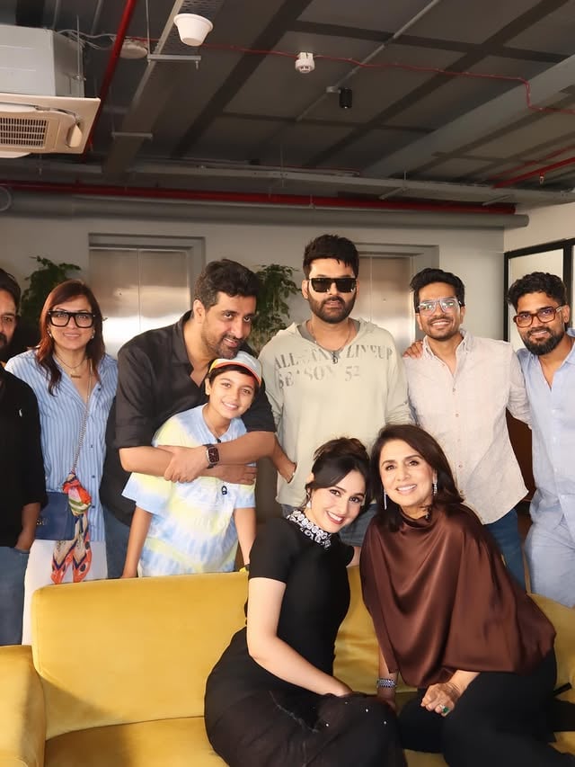 We all have made this film with so much love. Grateful for the experience of shooting this beautiful family film with the people I can now proudly call my second family. I love you guys ❤️@neetu54 @kapilsharma @r_sarath_kumar @sadiaakhateeb @riddhimakapoorsahniofficial @yograjofficial @tejukolhapure @deepakkdutta @hoodajitender @addymitzy @nikhat3628 @vidhaansharmaofficial @swarnapandey12 @ishan_chadha @florajacob1 @parveenn_5 @ali_the_actor @rahulsinghofficialpage @team.kapilsharma #DaadiKiShaadi in cinemas on 8th May, 2026.Gen D to Gen Z — all are invited. @ashishrmohan @komalshahaniofficial @rtakestudios @beingustudiosofficial @shimlatalkiesofficial @shra_agrawal #AkshitLahoria @gurjot_bu @ginnichatrath @komalshahaniofficial @hirengandhi75 @azmat905 @sandysashr Hmu and styled by @taniadhingra @nikki_pise_hair @styledbytanyak by @sadiaakhateeb