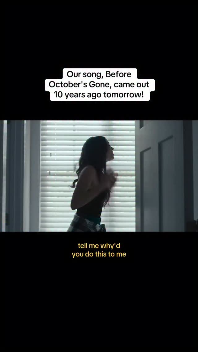 Before October's Gone means soo much to us and to the CimFam! It's so crazy that up at night came out ten years ago tomorrow!! #cimorelli #singing #singer #harmony by @cimorelliband