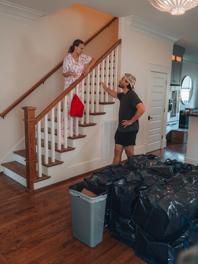 HAPPY MOVE MONDAY 🙃📦We are officially moving out of our house for the next 7 months while @riverbrook__ works their magic and renovates our home!!Current status: living in pajamas, surviving off iced coffee, and questioning every single thing we own.DEMO starts TOMORROW! Stay tuned. We’ll be sharing allll the chaos! 🤪 by @hannahbrown