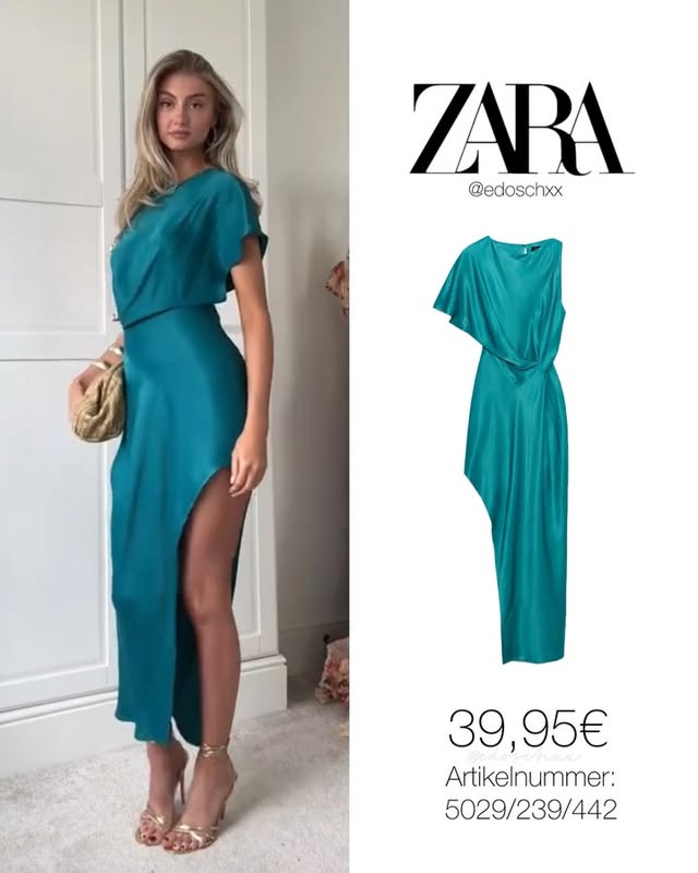 Links in der Story 🤍🫶🏽Swipe to Left 👈🏽 Habe euch 5 aktuelle Kleider von Zara rausgesucht!!—Anzeige by @edoschxx