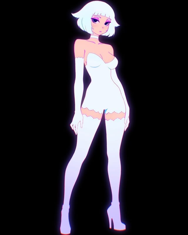 White cat or black cat? by @kuvshinov_ilya