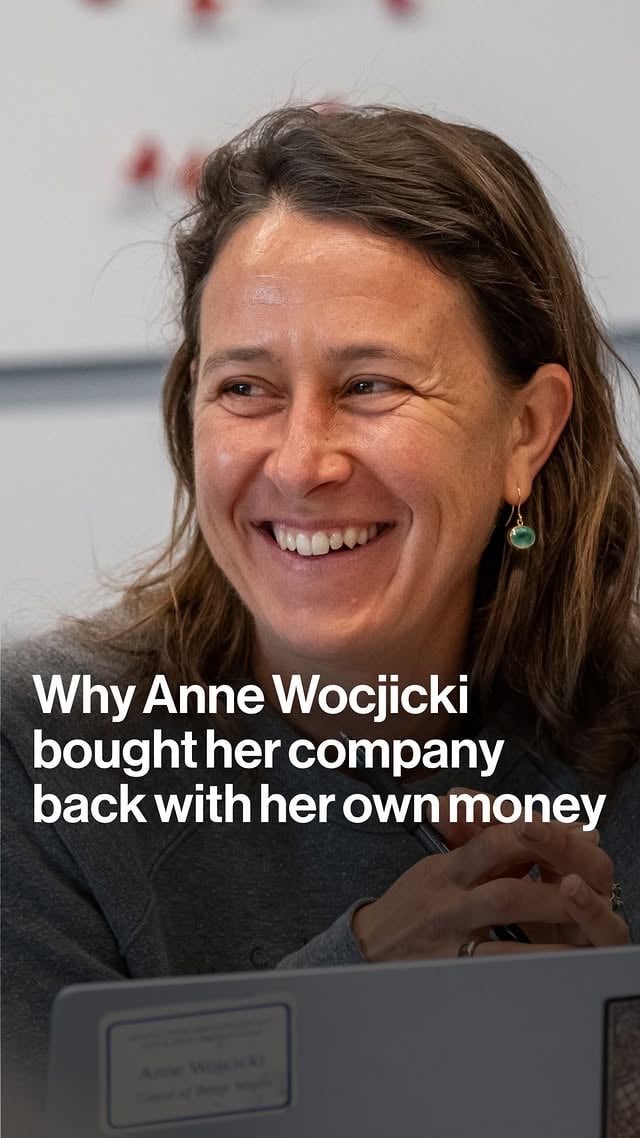 After taking her company private, 23andMe CEO Anne Wojcicki opens up about the high-stakes decision to buy back the DNA-testing giant with her own capital.On The Circuit, she tells Emily Chang why she wanted to turn the company into a science platform for global health discoveries. Tap the link in bio for more. by @bloombergoriginals