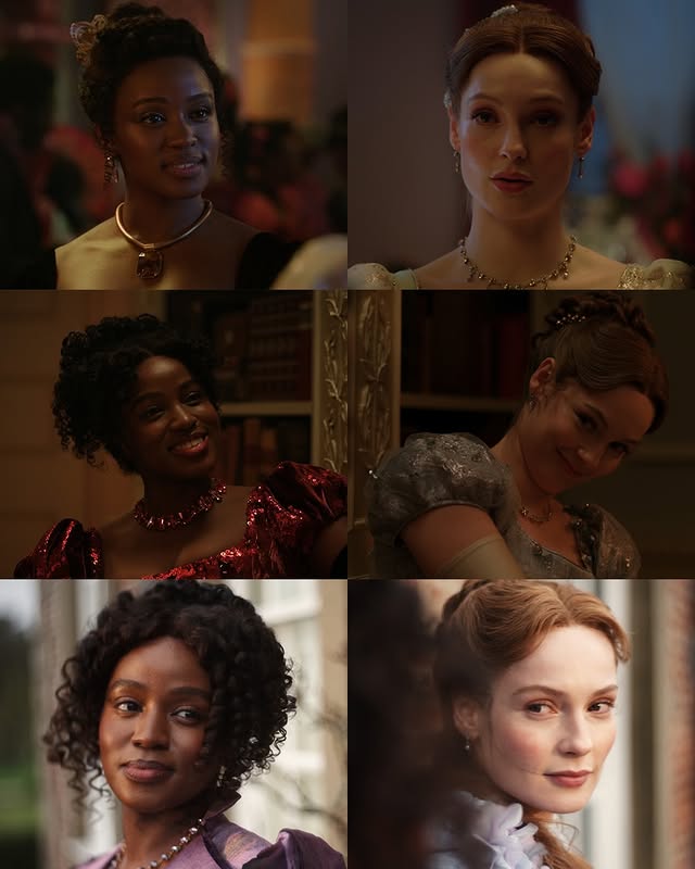 the stage is theirs next 🔜 #bridgertonseason5@masalibaduza @hannahfkdodd @bridgertonnetflix @juliaquinnauthor @netflix #bridgerton #francescabridgerton #franchaela #netflix by @thebridgertonfamily