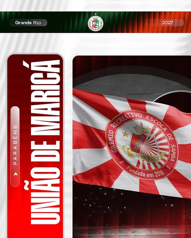 Dia de celebrar a nossa coirmã caçula e que viverá uma temporada muito especial em 2027. Que seja mais um grande ciclo, @uniaodemaricaoficial ♥️🇲🇰🇭🇺 by @granderio