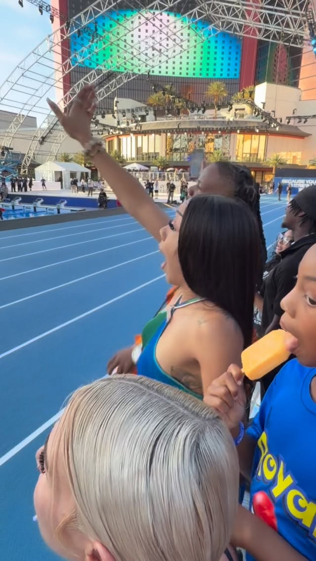 TWO FIRST PLACE sub 10 WINS🥇 IM SOOO PROUD OF YOU @fkerley99 !!! Thank You @enhanced_games !!!! HAIR FLOWING! @lwigsla by @djskyhighbaby