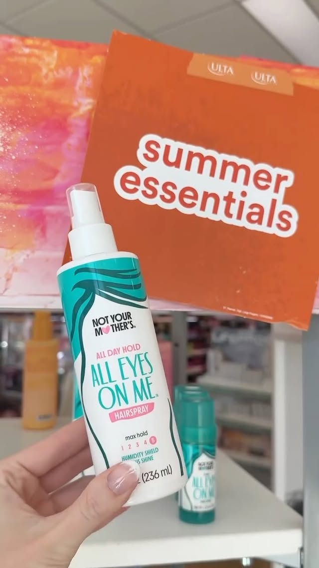Sleek, smooth hair that holds up no matter the heat ☀️ Shop your go-to summer essentials with All Eyes On Me 3-in-1 Wax Stick & All Day Hold Hairspray available at @ultabeauty 🛍️#notyourmothers #summerhairstyle #haircare #summerhair by @notyourmothers