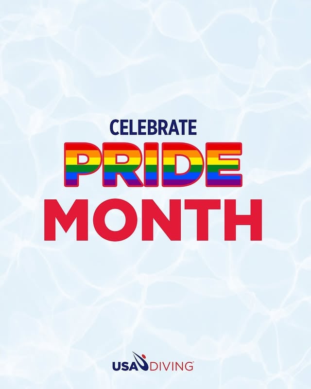 Celebrating Pride Month ❤️ by @usa_diving
