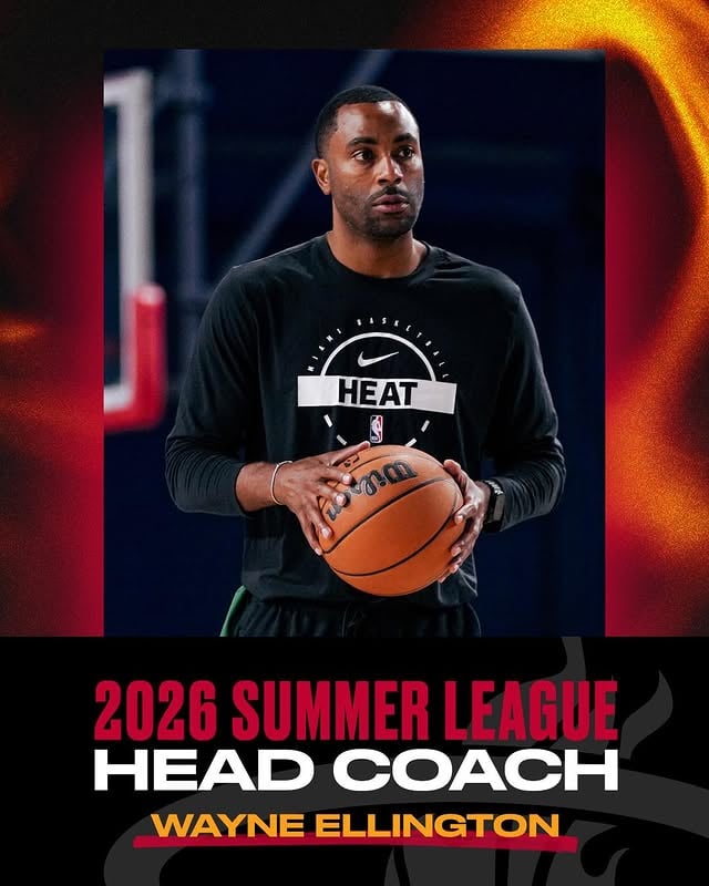 Summer League is coming fast in Cali and Vegas with first-time head coach @wayneellington! Rosters and schedule to come 🔥 by @miamiheat