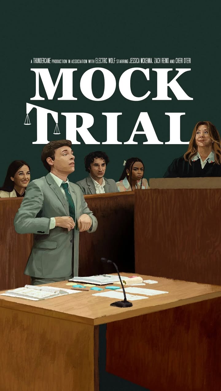 The trailer is here for MOCK TRIAL - a semi-scripted, semi-improvised ensemble mockumentary about the passions that burn bright when we’re young, and the glory days that shape who we become.
Tix now on sale for NYC and Toronto screenings at the link in bio. More to come - stay tuned! Full credits in the comments :)

Directed by @jessjessmckenna | Written by @zachreino & Jessica McKenna | Produced by @mattkaneuk & @marcunderhill | DP: Matt Kane

Executive Producers: @mynameisntdave , Zack Freedman, @mitchwlerner, Jessica McKenna, Zach Reino, @thechriswade 

A @thundercaneproductions & @electricwolfent film