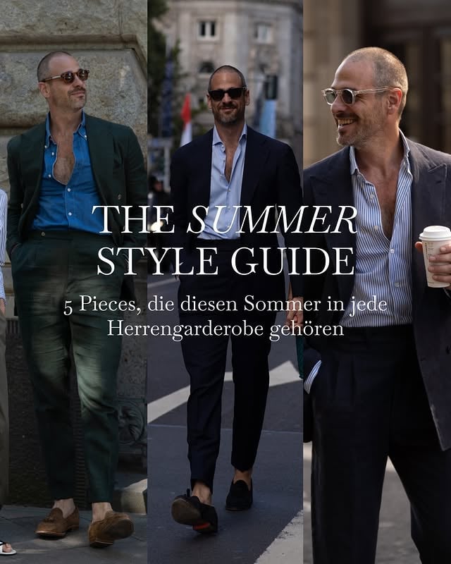 Summer Style Guide: 5 Pieces, die diesen Sommer in jede Herrengarderobe gehören #styleguide #menswear by @clemenswirschke