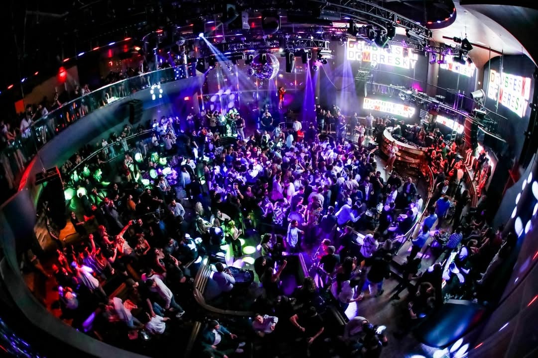 Global DJ & producer, @Dombresky, continues the party TONIGHT 💫 Tables & tickets available at the link in our bio! by @hq2ac