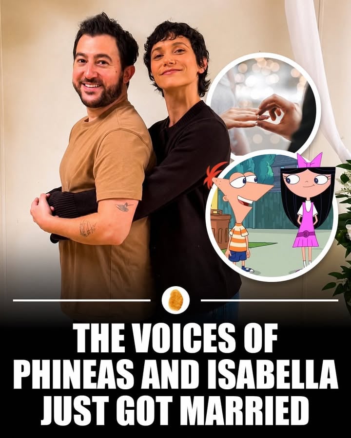 Fans online are freaking out after reports began circulating that the voices behind Phineas and Isabella may have quietly gotten married.

For many who grew up watching Phineas and Ferb, the idea of the actors behind the two characters ending up together in real life feels like a full-circle moment. The story quickly spread across social media, with fans sharing clips, screenshots, and nostalgic memories from the show.

While details surrounding the reported marriage remain limited, the news has sparked a wave of reactions from longtime viewers, many joking that Isabella finally got her happy ending after years of chasing Phineas throughout the series.