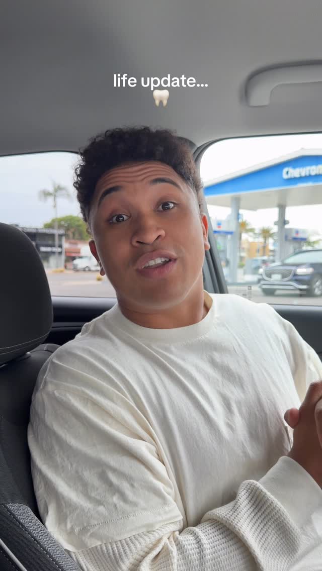 Temu Michael B Jordan loading…😉🦷🙌🏽 so excited to bring you guys along on this journey that I’ve wanted to do for so long! @drtylerhales #veneers #transformation #teeth #vlog #comewithme
