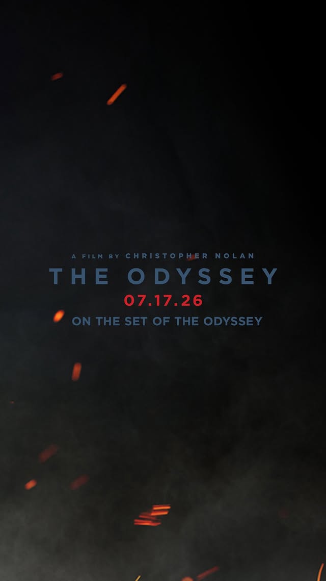 On the set of The Odyssey with Christopher Nolan, Matt Damon, Zendaya, Tom Holland, & Robert Pattinson. Shot entirely with IMAX film cameras, experience it in theaters 07.17.26. by @universalpictures