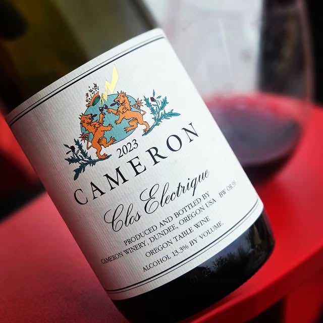 Deciding to actually drink a bottle of wine after a 140-wine marathon tasting is a pretty big accomplishment. Deciding to drink the exact same variety you’ve been tasting all day is a whole different level.I’ve been a massive fan of Cameron for years. In fact, their wines were a staple on Morrell's shelves when I was the buyer. Unfortunately, over the last few years I’ve covered Oregon, I haven't been able to secure a tasting with them. I am so incredibly happy to say that it changed this year.The Cameron 2023s display every single quality that made them a constant for me years ago: energy, transparency, and absolute precision. I place this winery right alongside some of the world's greatest producers. I guess what I’m trying to say is that after a grueling day of work, I’m just deeply honored to be drinking this tonight. 🍷✨#CameronWinery #JohnPaul #DundeeHills #ClosElectrique #AbbeyRidge by @vinousmedia