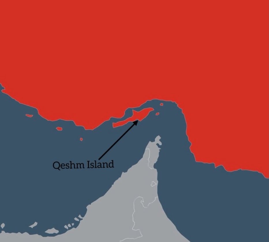 Iranian media outlets reported explosions in the vicinity of Qeshm Island, after which Iranian media said Iran launched another wave of missiles against Kuwait’s Ali Salem Airbase, in what appears to be another round of U.S.-Iranian tit-for-tat strikes.