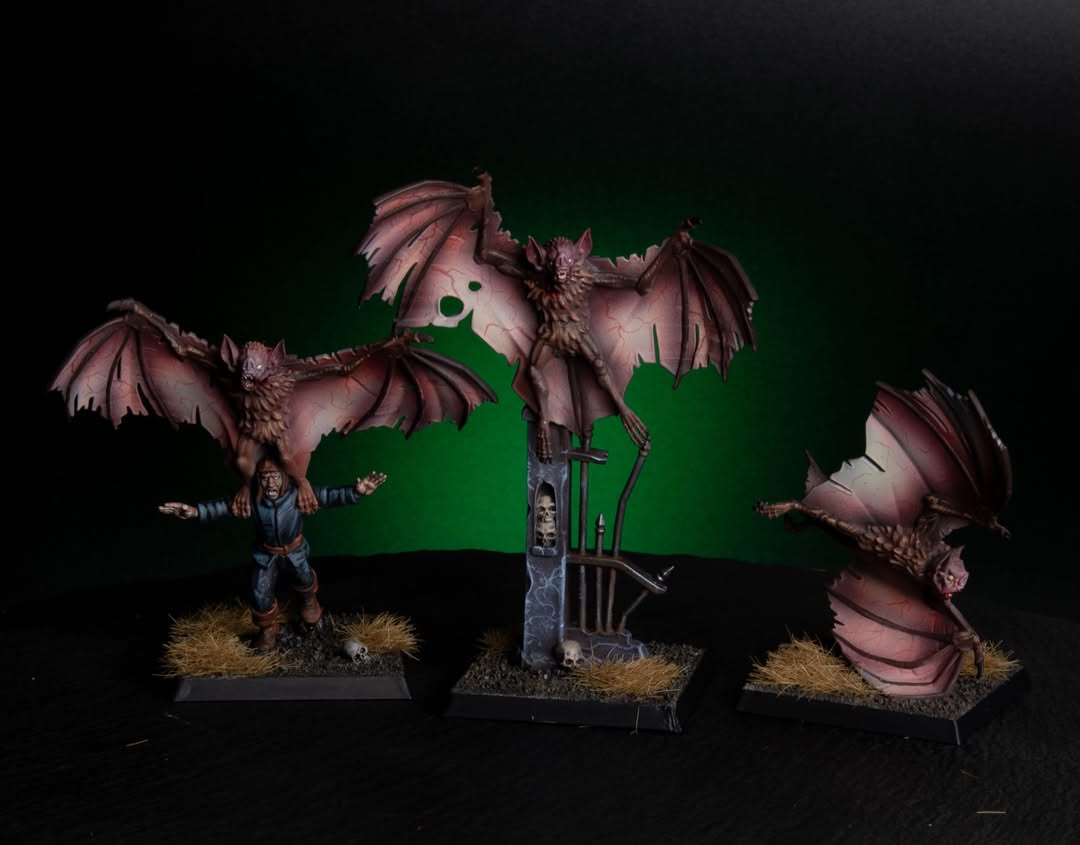 Fell Bats#miniaturepainting #wargaming #painting #warhammercommunity #liberdaemonica by @liberdaemonica