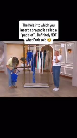 A “pad slot”. It’s called a PAD SLOT 😂. 

@qvcuk @ruthlangsford #blooper