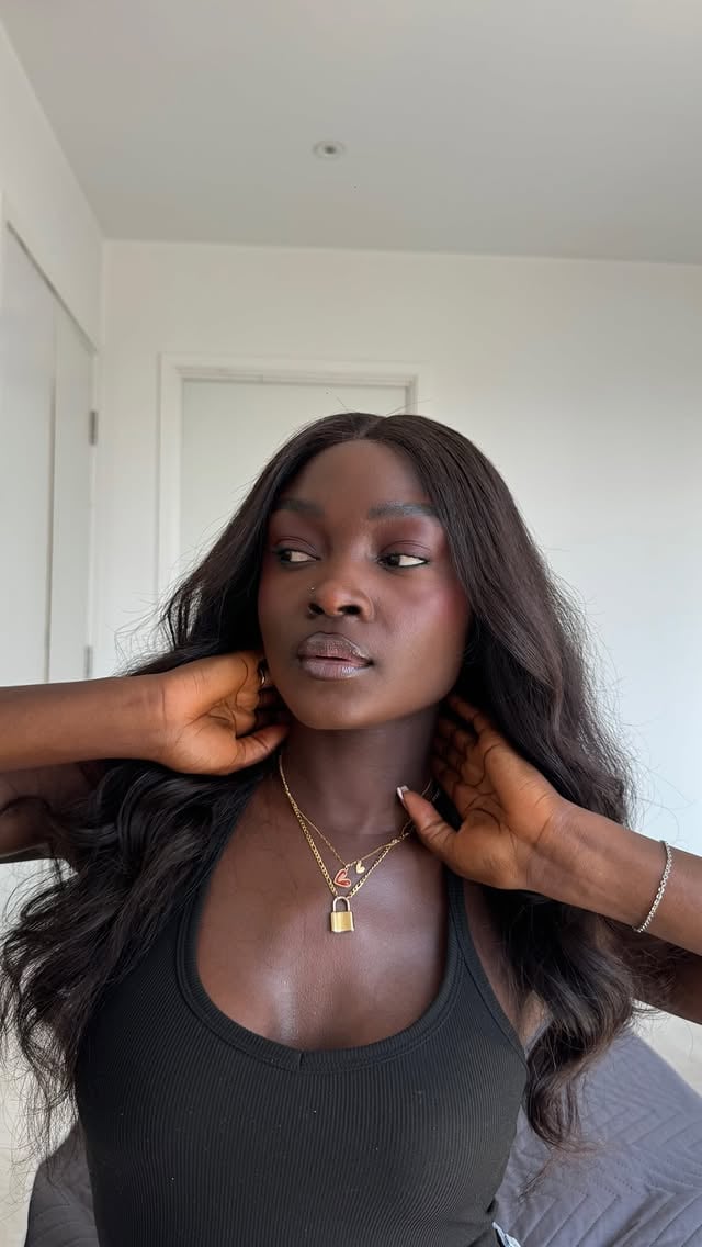 Powder soft glam ✨✨....#darkskinmakeup #makeupvideo #softglam #powdermakeup #reels by @ruddiyeh