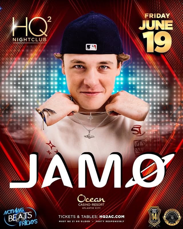 Viral electronic DJ & producer, @musicbyjamo, returns to the nightclub on Friday, June 19th 💫 Tables & tickets available now at the link in our bio! by @hq2ac