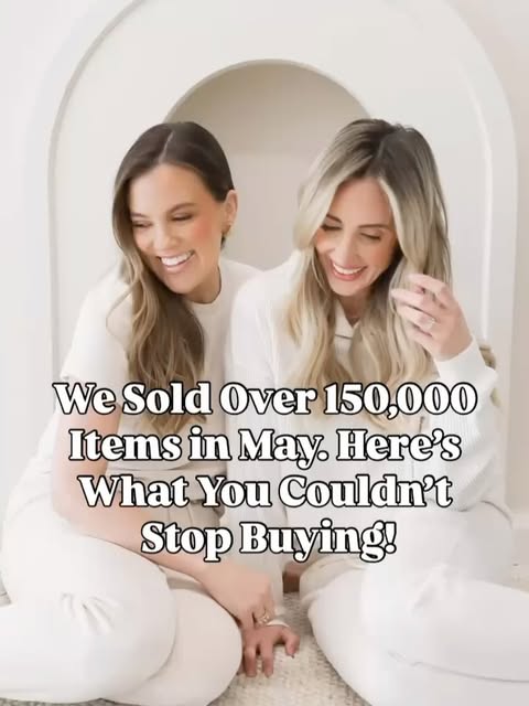 150,000+ items sold in May… and these were the ones you couldn’t stop buying 👀

Skincare that actually earns a permanent spot in the routine, fashion finds we keep reaching for, and health staples that just make life easier. These were the May bestsellers for a reason.

Comment MAY and we’ll send you the links!