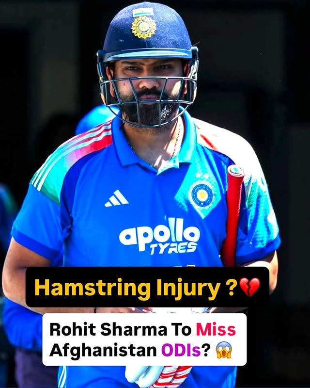 Indian cricket team star batter Rohit Sharma's participation in the upcoming ODI series against Afghanistan remains doubtful after he suffered a hamstring injury during IPL 2026. 

📸- Getty Images

#rohitsharma #odi #afgvsind #dl #nb