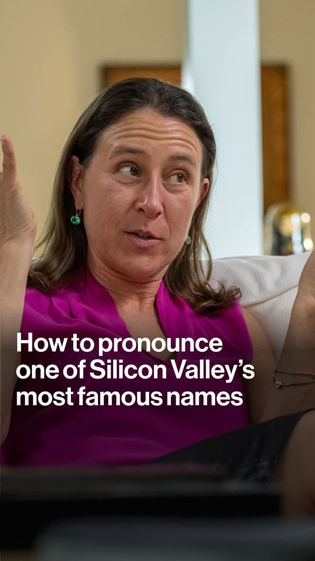 On The Circuit, 23andMe CEO Anne Wojcicki sits down with Emily Chang to clear up the confusion once and for all, explaining why her family can't even reach a consensus on how to say their own name.Tap the link in bio to watch the full episode. by @bloombergoriginals