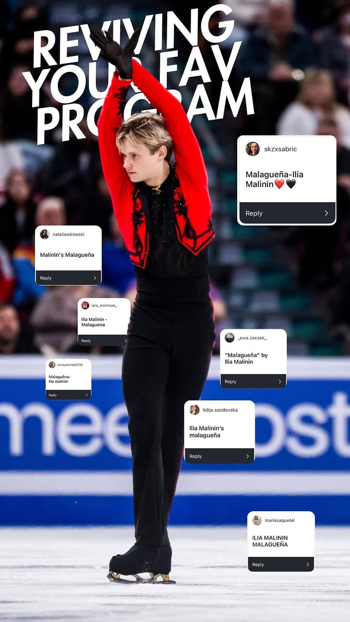 A fan favorite for a reason. 🔥

Ilia Malinin lit up the ice with his unforgettable Malagueña short program at the Figure Skating World Championships 2024 in Montreal . ❤️‍🔥⛸️

🇯🇵ファンの熱狂には 理由がある🔥

イリア・マリニン🇺🇸 #世界フィギュア モントリオール2024フリーで演じた「マラゲーニャ」で 氷を熱く焦がす❤️‍🔥⛸️

#FigureSkating #フィギュアスケート