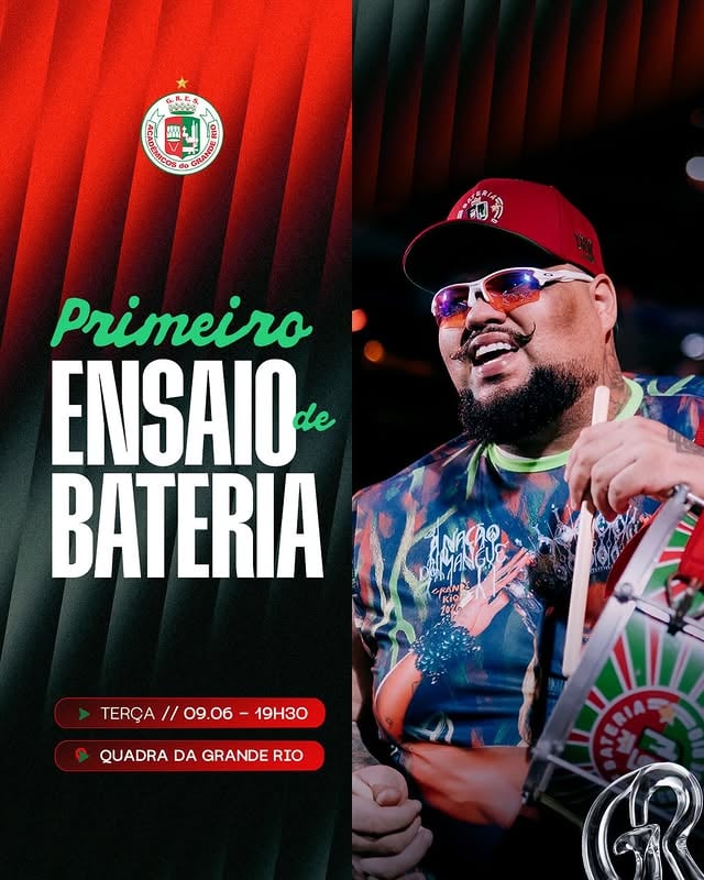 Tá chegando a hora de fazermos aquele ritmo! 🥁Nossos ensaios de bateria retornam na próxima semana, dia 09 de junho, terça-feira, às 19:30. Todo mundo pronto pra mais uma temporada, hein, @mestrefafa?! 🇭🇺 by @granderio