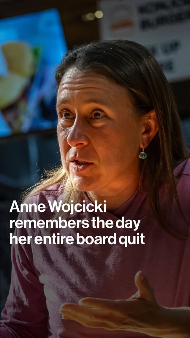In 2024, the entire board of 23andMe resigned after a disagreement over taking the company private. Anne Wojcicki sits down with Emily Chang on The Circuit to discuss her reaction to the sudden departures and whether anyone made it into her personal "burn book." Tap the link in bio to watch the full episode. by @bloombergoriginals